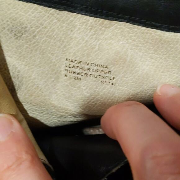 MICHAEL KORS Anya Black Leather Buckle Moto Boots 8.5/9 - Picture 3 of 8